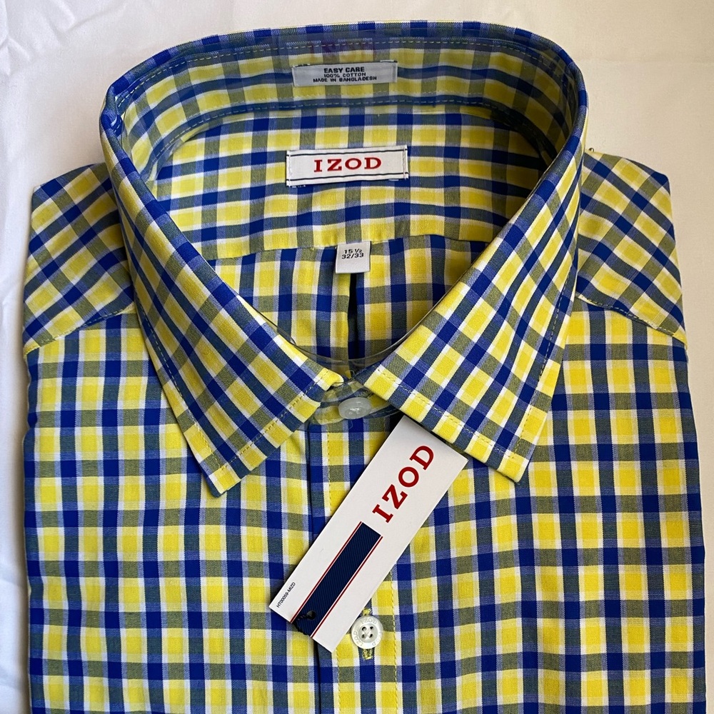 Izod - Mens dress shirt - 151/2 32/33